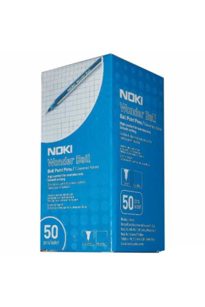 Noki Comfort Tükenmez Kalem  Mavi 50 Li Kutu