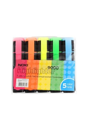 Noki Fosforlu Kalem 5'Li Pvc