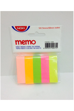 Noki Memo Stick  50*15 100 Yaprak 5 Renk Ayraç