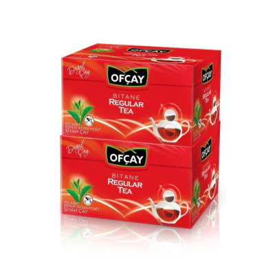 Ofçay Bitane Regular Tea Demlik Poşet Çay 100lü (3,2 gr ) - 2li Pake