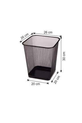 Ofis Tipi Çöp Kare Fileli 15 Litre Ofis Tipi Çöp Kare Fileli 15 Litre