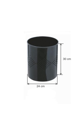 Ofis Tipi Çöp Kovası Boyalı Delikli