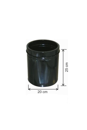 Ofis Tipi Çöp Kovası Çemberli Boyalı 8 Litre