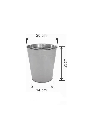 Ofis Tipi Çöp Kovası Konik Tip 6 Litre