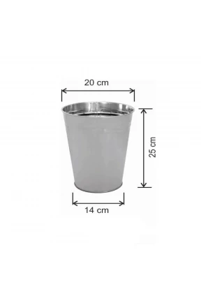 Ofis Tipi Çöp Kovası Konik Tip 6 Litre