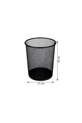 Ofis Tipi Çöp Kovası Konik Tip Fileli 16 Litre