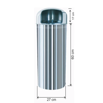 Paslanmaz Çöp Kovası 34 Litre Paslanmaz Çöp Kovası 34 Litre