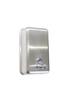 Paslanmaz Sıvı Sabunluk Dikey 1000ml Mat