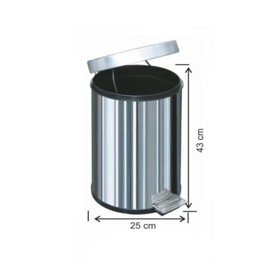 Pedallı Çöp Kovası 16 Litre