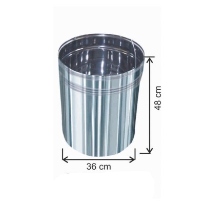 Pedallı Çöp Kovası İçi Yedek  50 Litre