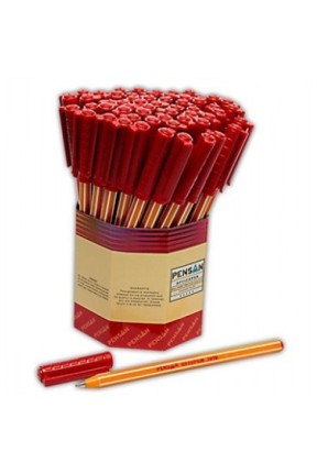 Pensan 1010 Tükenmez Kalem Kırmızı 60 Lı Kutu