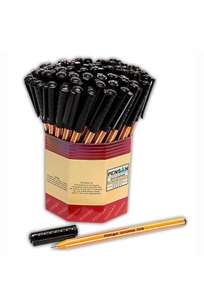 Pensan 1010 Tükenmez Kalem Siyah 60 Lı Kutu