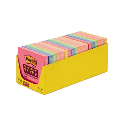 Post-it® Super Sticky Notluk Renkli 18 Li Paket
