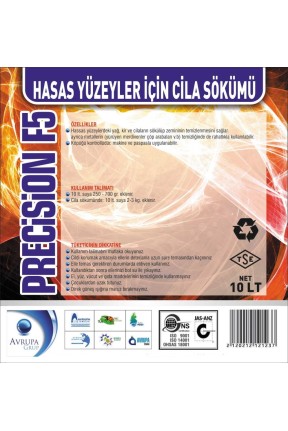 PRECİSİON F5 Kir ve Cila Sökücü 10 Litre