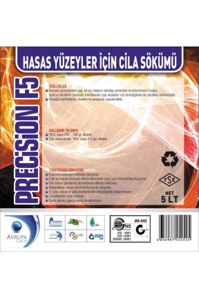 PRECİSİON F5 Kir ve Cila Sökücü 5 Litre