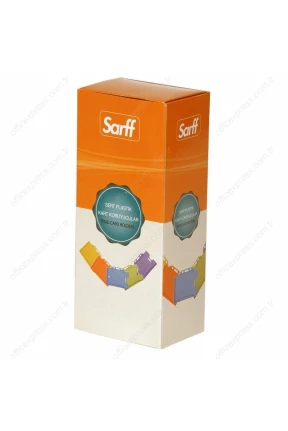 Sarff Sert Plastik Kart Muhafaza Yatay 50 Li Kırmızı
