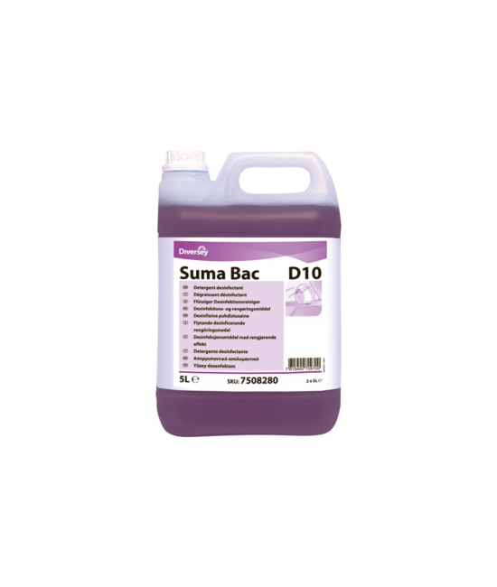 SUMA Bac  D10 Sanitizeri deterjan ( QAC' li) 5.30 Kg