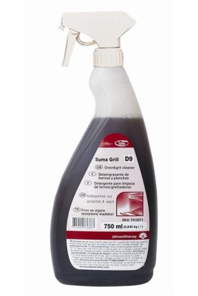 SUMA Grill D9 Ağır Yağ Çözücü Fırın Temizleme Maddesi
