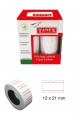 Tanex Fiyat Etiketi 21x12 cm Beyaz Renk 800 Lü 6 lı Rulo