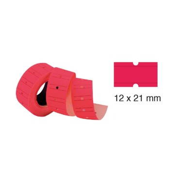 Tanex Fiyat Etiketi 21x12 cm Pembe Renk 800 Lü 6 lı Rulo