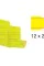 Tanex Fiyat Etiketi 21x12 cm Sarı Renk 800 Lü 6 lı Rulo