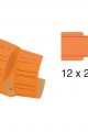 Tanex Fiyat Etiketi 21x12 cm Turuncu Renk 800 Lü 6 lı Rulo
