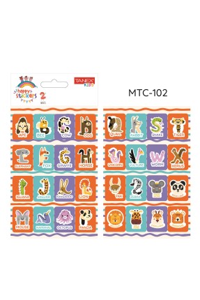 Tanex Mtc-102 Öğretici İlkokul Harf Etiketi