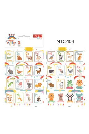 Tanex Mtc-104 Öğretici İlkokul Harf Etiketi