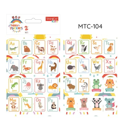 Tanex Mtc-104 Öğretici İlkokul Harf Etiketi