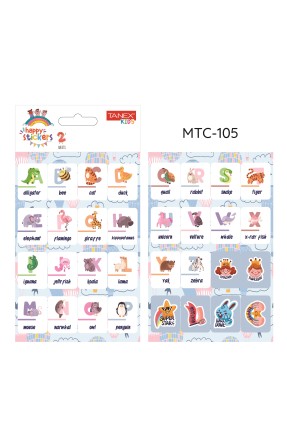 Tanex Mtc-105 Öğretici İlkokul Harf Etiketi