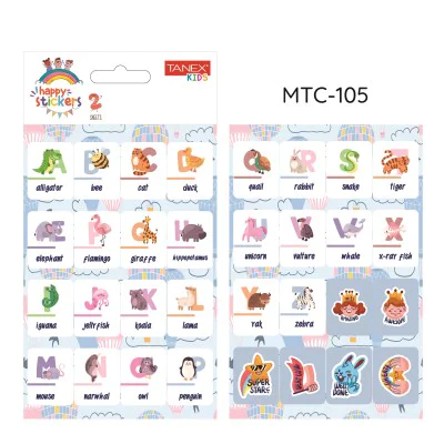 Tanex Mtc-105 Öğretici İlkokul Harf Etiketi