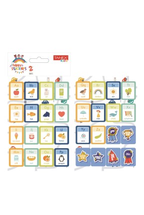 Tanex Mtc-106 Öğretici İlkokul Harf Etiketi