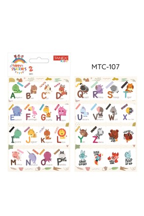 Tanex Mtc-107 Öğretici İlkokul Harf Etiketi
