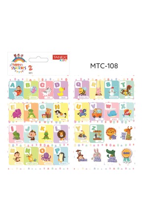 Tanex Mtc-108 Öğretici İlkokul Harf Etiketi