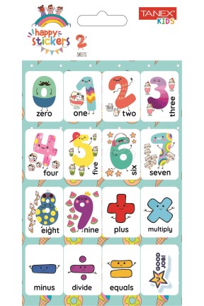 Tanex Mtc-109 Öğretici İlkokul Rakam Etiketi