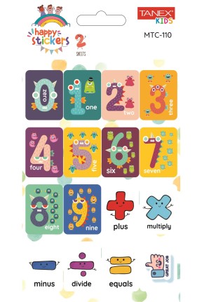 Tanex Mtc-110 Öğretici İlkokul Rakam Etiketi Tanex Mtc-110 Öğretici İlkokul Rakam Etiketi