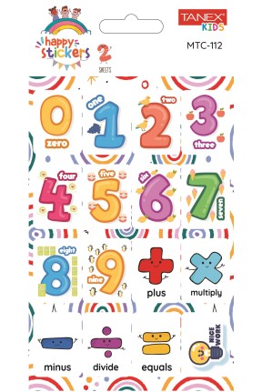 Tanex Mtc-112 Öğretici İlkokul Rakam Etiketi Tanex Mtc-112 Öğretici İlkokul Rakam Etiketi