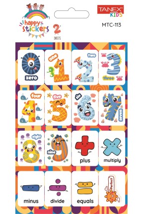 Tanex Mtc-113 Öğretici İlkokul Rakam Etiketi Tanex Mtc-113 Öğretici İlkokul Rakam Etiketi