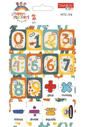 Tanex Mtc-114 Öğretici İlkokul Rakam Etiketi
