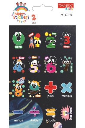 Tanex Mtc-115 Öğretici İlkokul Rakam Etiketi Tanex Mtc-115 Öğretici İlkokul Rakam Etiketi