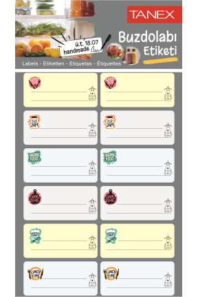 Tanex Mtc-402 Buzdolabı Etiketi 2 Li Paket