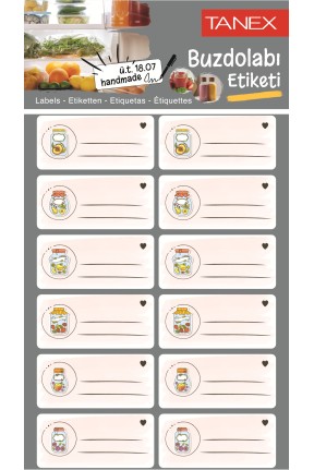 Tanex Mtc-404 Buzdolabı Etiketi 2 Li Paket