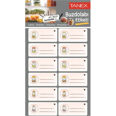 Tanex Mtc-404 Buzdolabı Etiketi 2 Li Paket