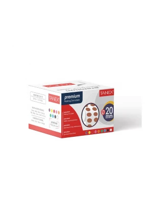 Tanex Nokta Etiket 20 mm 2500 Adet Kraft