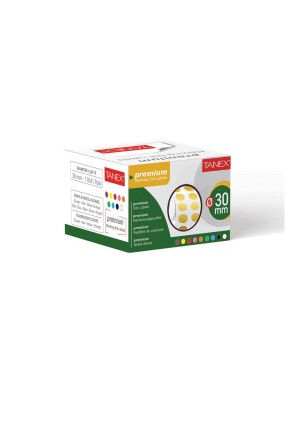 Tanex Nokta Etiket 30 mm 500 Adet Gold