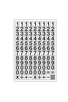 Tanex Stc-502 Rakam Etiketi 10mm Bold 2 Li Paket