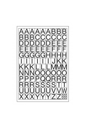 Tanex Stc-503 Harf Etiketi 10mm Regular 2 Li Paket