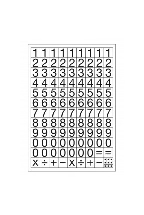 Tanex Stc-504 Rakam Etiketi 10mm Regular 2 Li Paket