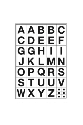 Tanex Stc-505 Harf Etiketi 15mm Bold 2 Li Paket