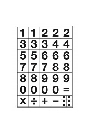 Tanex Stc-506 Rakam Etiketi 15mm Bold 2 Li Paket